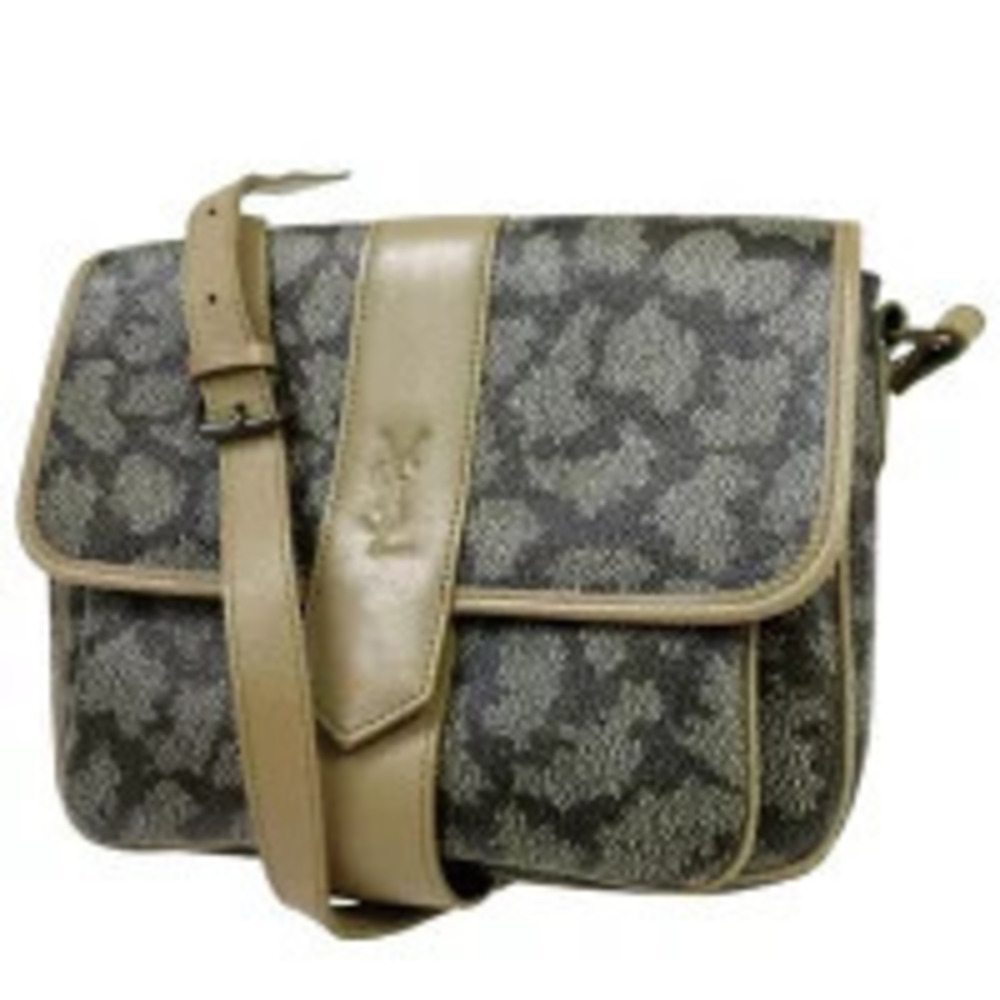 Saint Laurent Yves Shoulder Bag Brown Leather